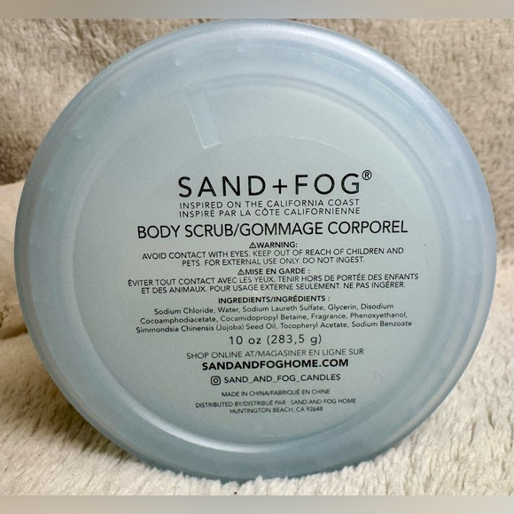 Sand+Fog California Beach House Body Scrub 10oz NWOT - Picture 3 of 6